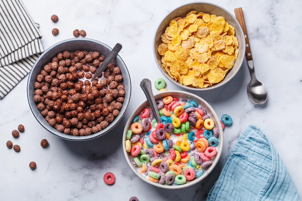 bowls of cereal